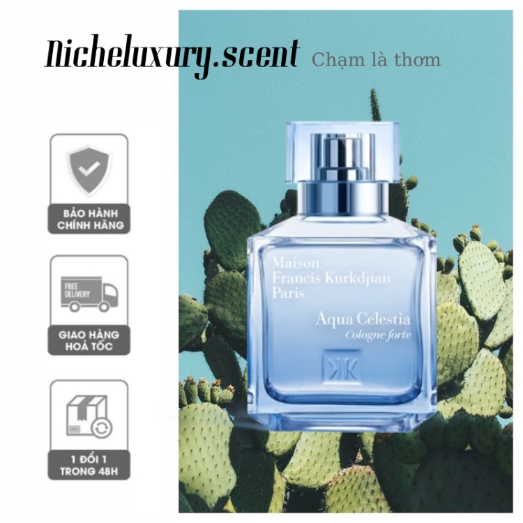 🅽🅸🅲🅷🅴 - Nước hoa MFK 𝐌𝐚𝐢𝐬𝐨𝐧 Paris 𝐀𝐐𝐔𝐀 𝓒𝓮𝓵𝓮𝓼𝓽𝓲𝓪
𝓒𝓸𝓵𝓸𝓰𝓷𝓮 𝓯𝓸𝓻𝓽𝓮 EDP - 10ml