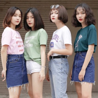 Áo thun tay ngắn xanh mint USTHEBASIC