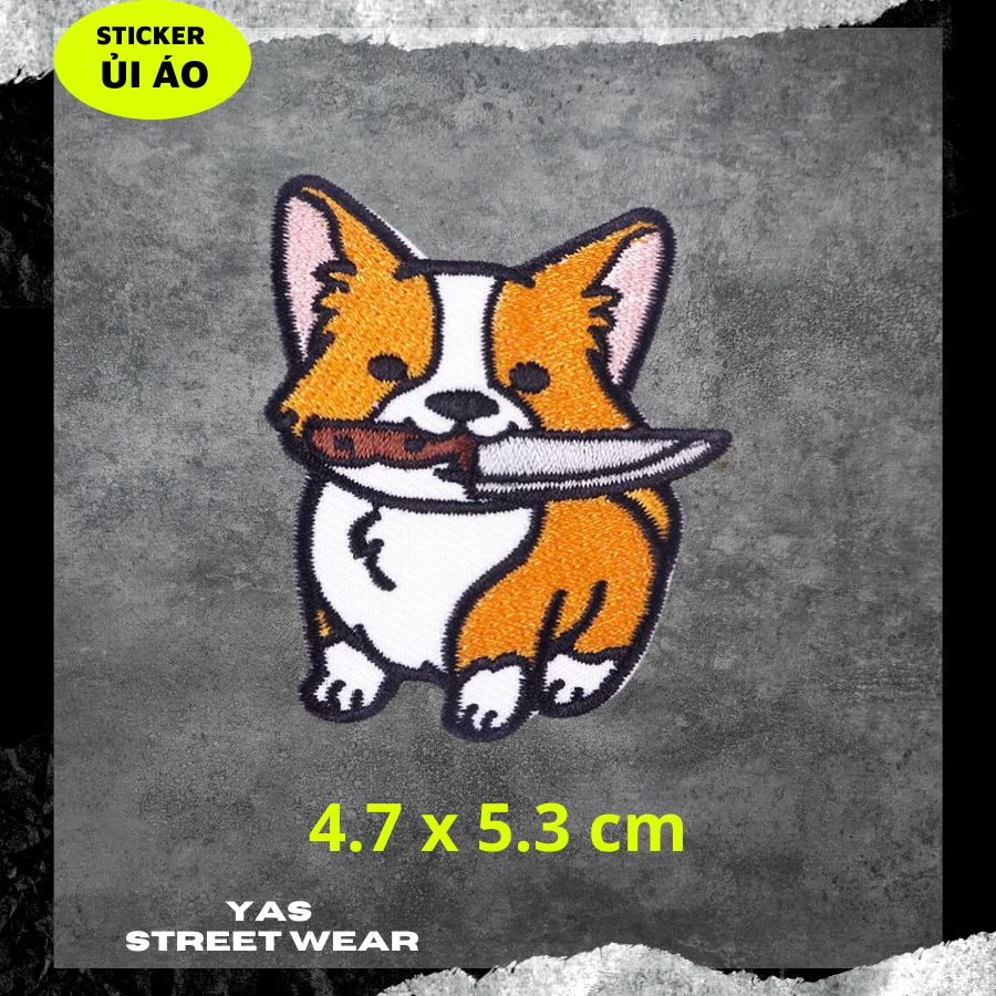 Sticker ủi áo cao cấp, miếng dán quần áo dùng làm Patch ủi, miếng vá quần áo, vá áo phao, trang trí BALO