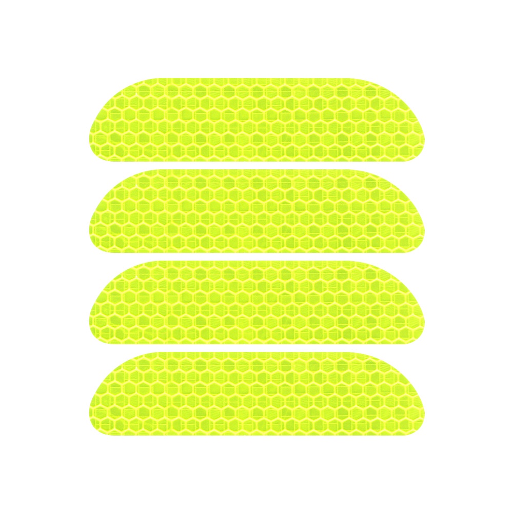 Bộ 4 Miếng Dán Phản Quang Cảnh Báo An Toàn Cho Xe Hơi