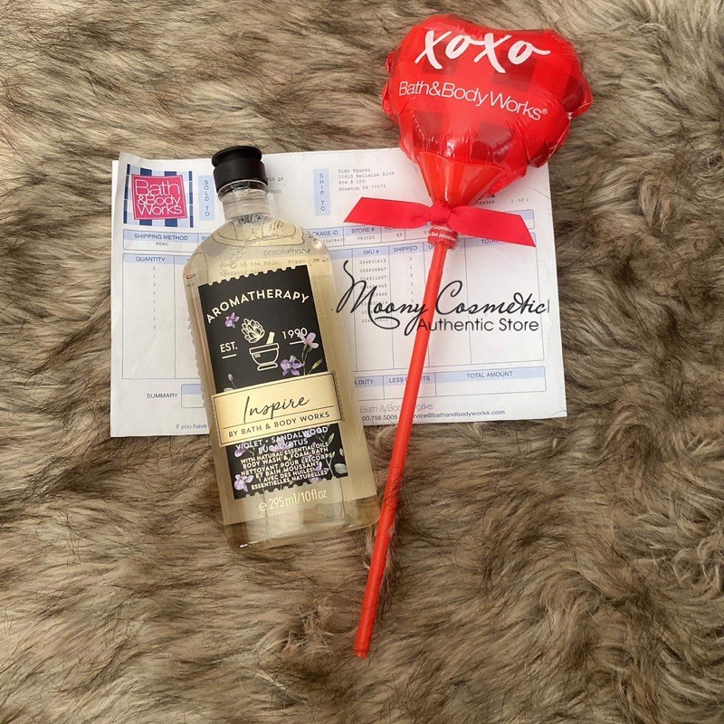 Gel tắm thư giãn giảm stress bbw Bath & body works Aroma Therapy nhiều mùi 295ml Love/Sleep/stress relief/Enegry/Balance | BigBuy360 - bigbuy360.vn