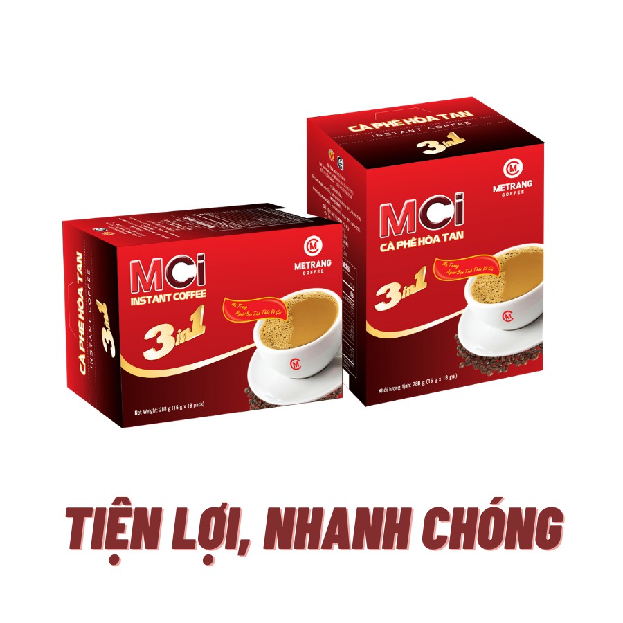 Cà phê Mê Trang hòa tan sữa 3in1 - (MCi3in1)
