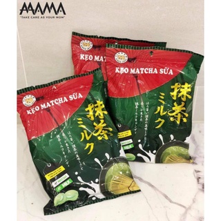 kẹo matcha sữa gói 100gr- hương vị nhật bản