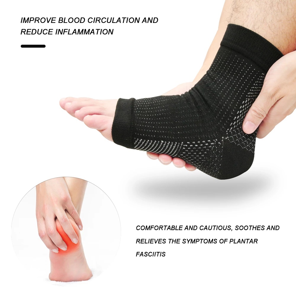 1 Đôi Vớ Thể Thao Đá Bóng / Bóng Đá Giảm Đau Tuần Hoàn Tuần Hoàn Tuần Hoàn Chân Unisex