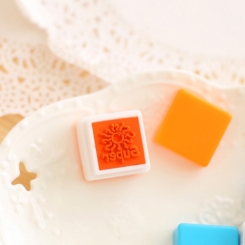 Set 6 Con Dấu In Chữ Tiếng Anh Cho Bé