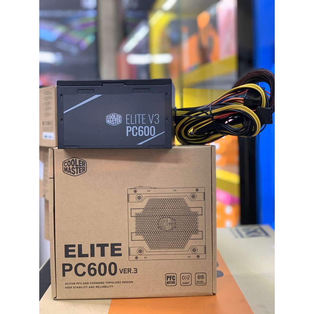 Nguồn máy tính Cooler Master Elite V3 600W- BH 24 T