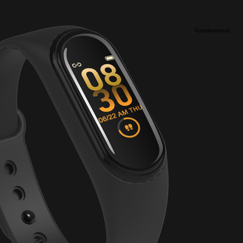 Vòng Đeo Tay Thông Minh Đo Nhịp Tim / Nhiệt Độ Màn Hình Màu