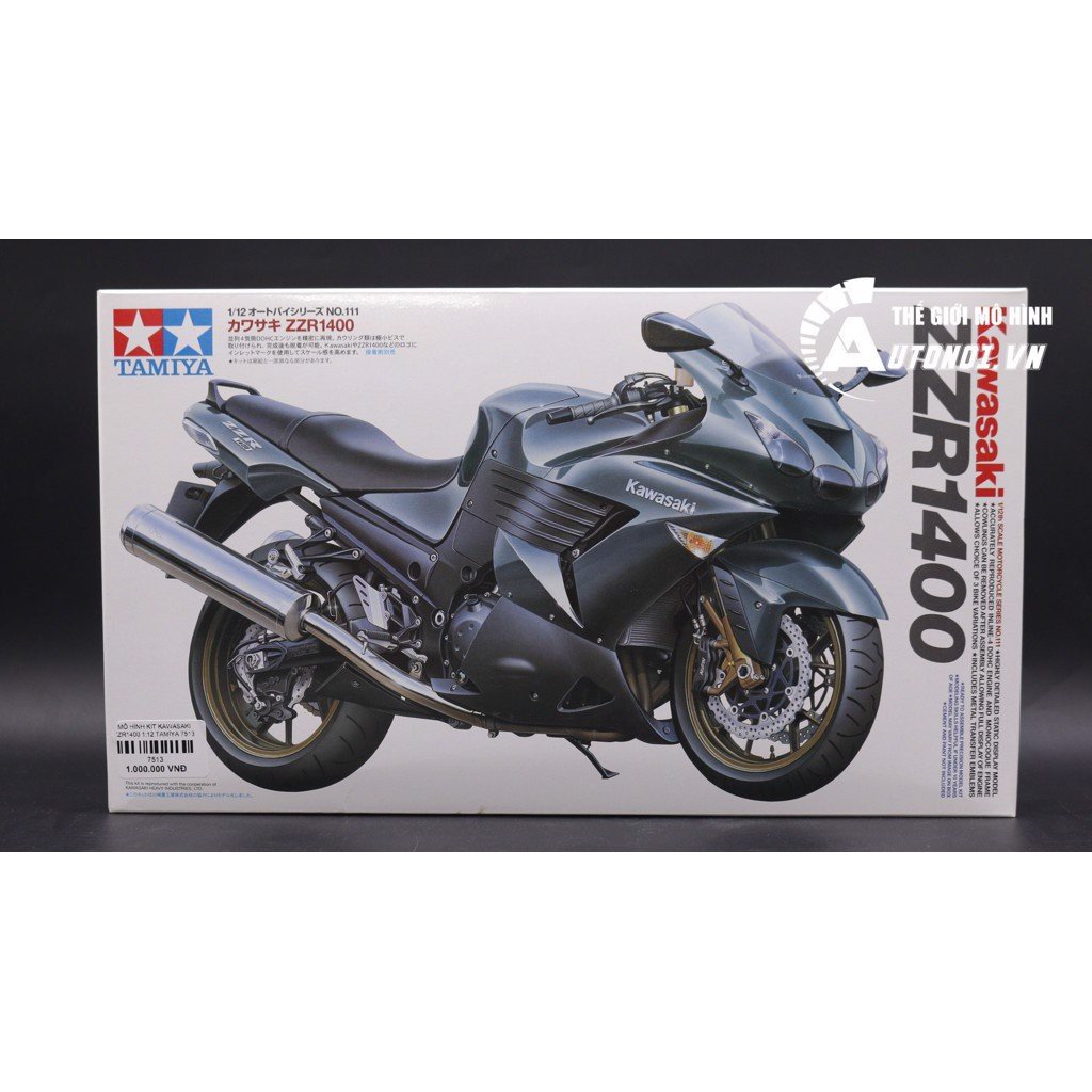 MÔ HÌNH KIT KAWASAKI ZZR1400 1:12 TAMIYA 7513