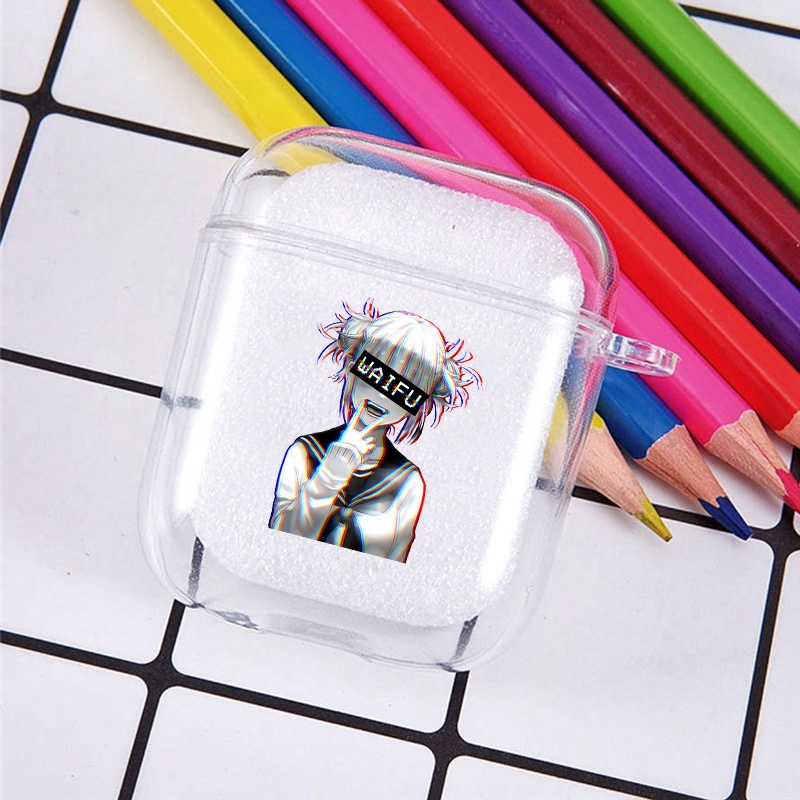 Vỏ Bảo Vệ Hộp Sạc Tai Nghe airpods 1 2 Bằng tpu Hình hentai anime Nhật Bản Dễ Thương