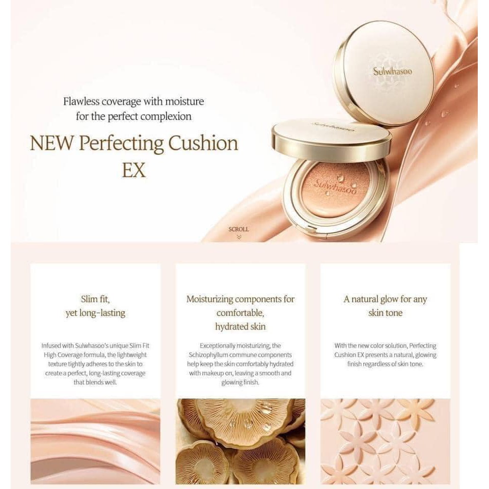 Phấn nước SULWHASOO PERFECTING CUSHION EX