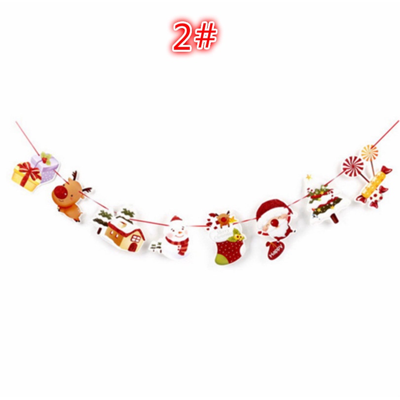 Dây Treo Trang Trí Giáng Sinh Hình Hoạt Hình Dễ Thương