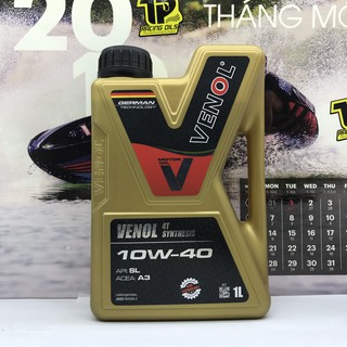 Nhớt Venol 4T 10W40 nhập Đức tem 2 lớp