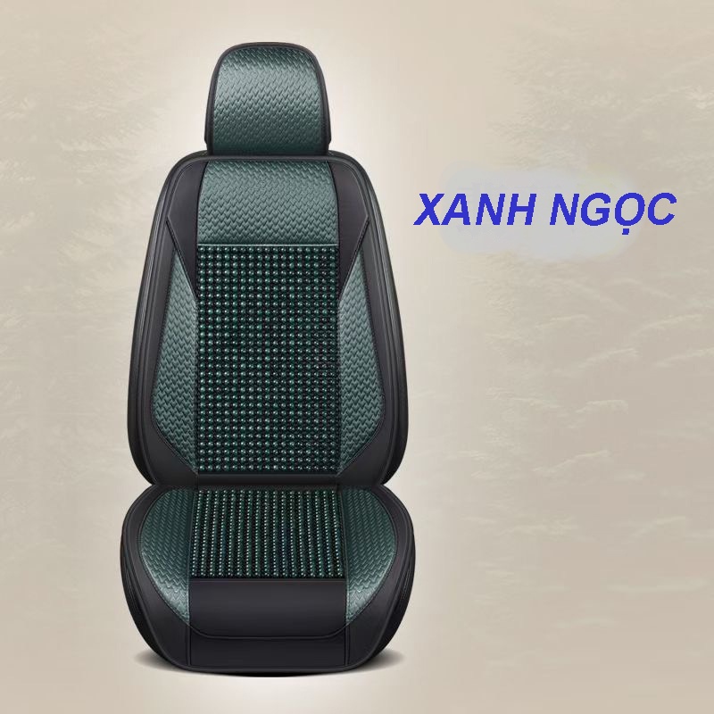 Lót Ghế Ô Tô - Áo Ghế Ô Tô Đế chống trượt Hạt Gỗ Thoáng Mát, Cao Cấp