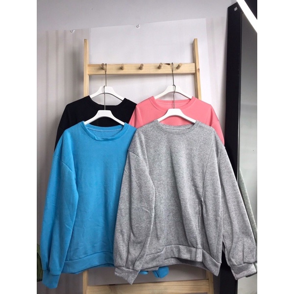 Áo Nỉ Xẻ Tà Full 5 Màu Siêu Xinh Chất Nỉ Mềm Đẹp Hàng Bao Shop Loại 1