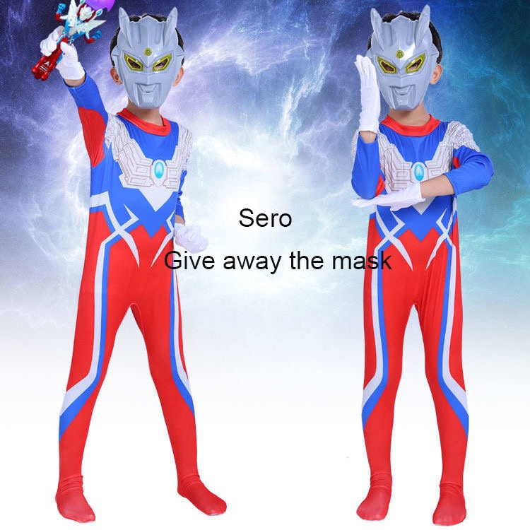 Trang Phục Hóa Trang Siêu Anh Hùng Ultraman 3D Cho Bé Trai Bé Gái