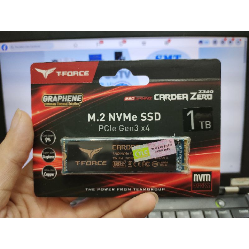 Ổ Cứng SSD 1TB TeamGroup T-Force Cardea Zero Z340 Gen3 x4 NVMe M.2 PCIe 2280 - Bảo hành 5 Năm Thùy Linh | BigBuy360 - bigbuy360.vn
