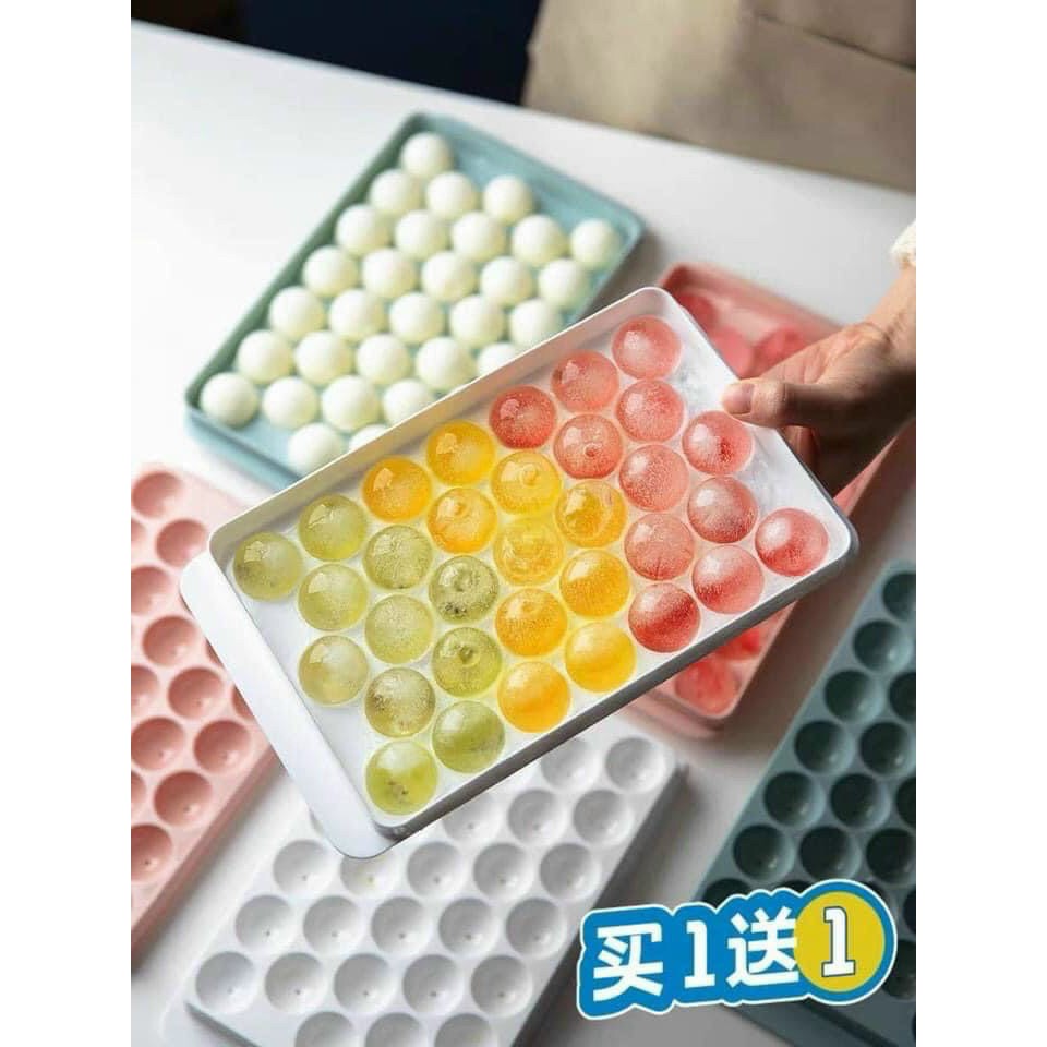Set 2 Khay Làm Đá 33 Viên Có Nắp Đậy Rất Vệ Sinh | BigBuy360 - bigbuy360.vn