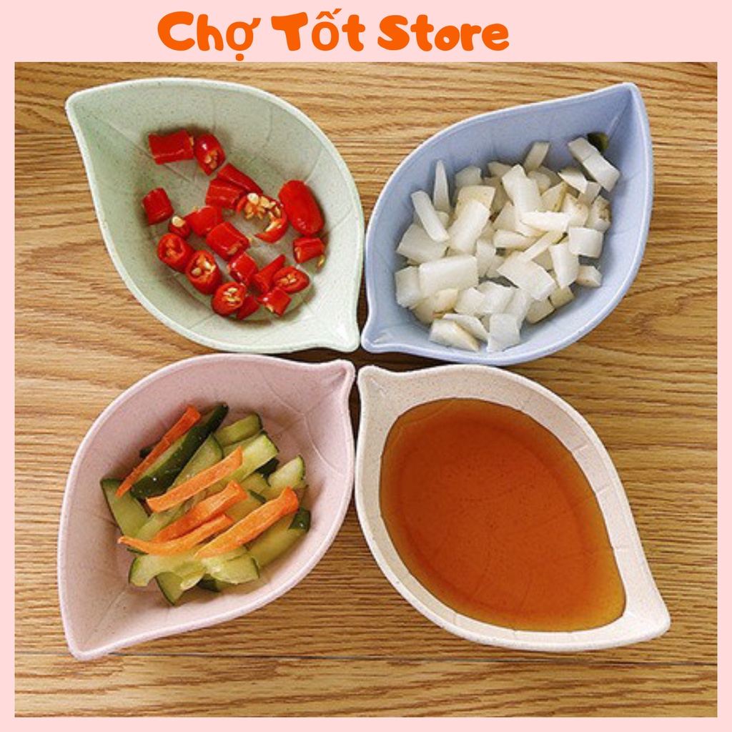 [❌FRESHIP 50K❌] Combo Đĩa Đựng Gia Vị Hình Chiếc Lá 1452 Chợ Tốt Store