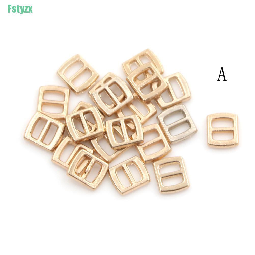 fstyzx 10pcs Mini Metal Buckle DIY Doll Dress Patchwork Handmade Craft Sewing Accessories