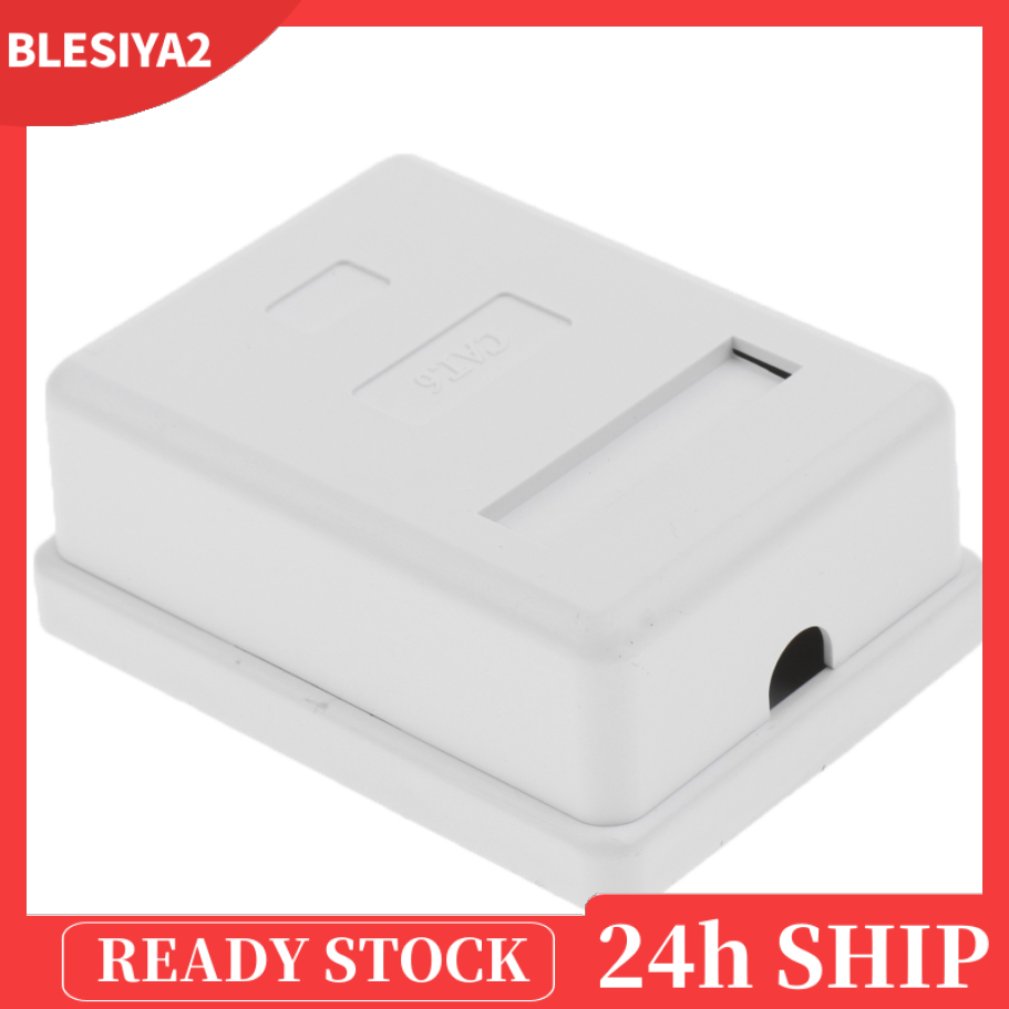 (Hàng Mới Về) Bộ 2 Cổng Mạng Rj45 1 Cổng Cat6 Gắn Tường | BigBuy360 - bigbuy360.vn