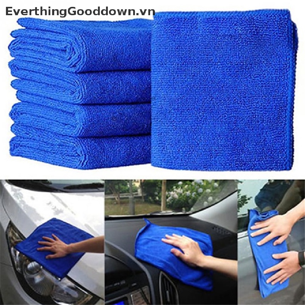 Bộ 5 Khăn Lau Xe Hơi Mềm Mại Siêu Bền