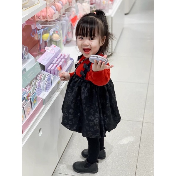 VÁY LEN TAY BỒNG CHO BÉ GÁI