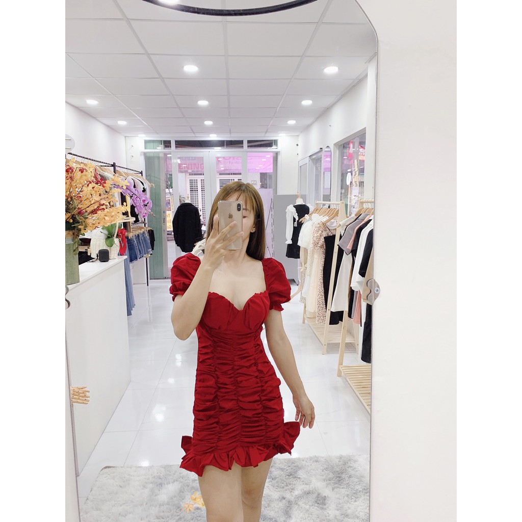 Đầm Body Nhún Cúp Ngực - Roise