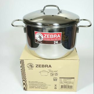 Nồi 3 đáy inox 304 zebra thái lan extreme infinity 24cm 6,2l 162289