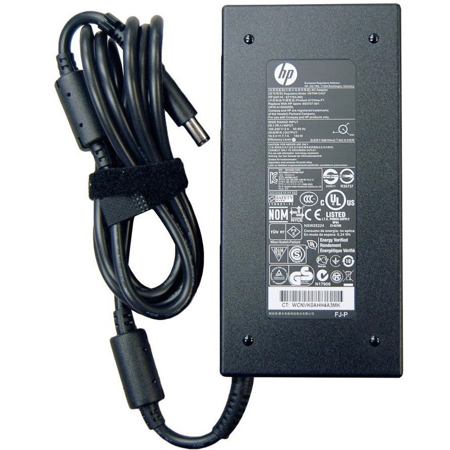 (ADAPTER) SẠC LAPTOP HP 19.5V-7.7A (150W) Slim (Kim Lớn) kích thước đầu ghim 7.4 x 5.0 mm