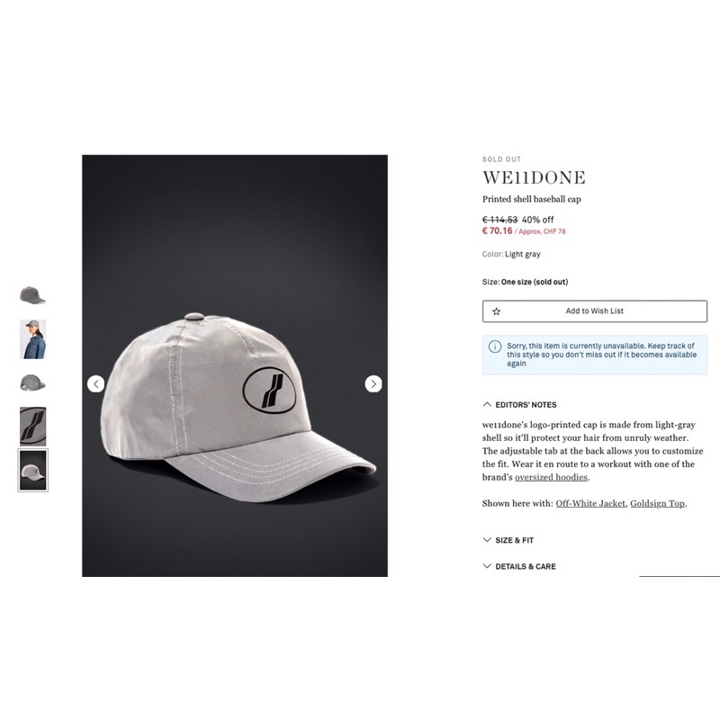 Nón We11done dạ quang nội địa Hàn