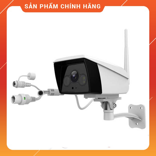 Camera ip wifi ngoài trời có đèn ánh sáng trắng Ebitcam EBO2 Độ Phân Giải 2.0Megapixel - hàng chính hãng