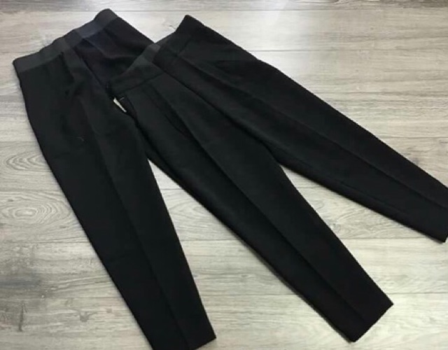 [Mã FAMAYWA giảm 10K đơn 50K] Quần baggy vải nữ cạp chun khoá sườn | BigBuy360 - bigbuy360.vn