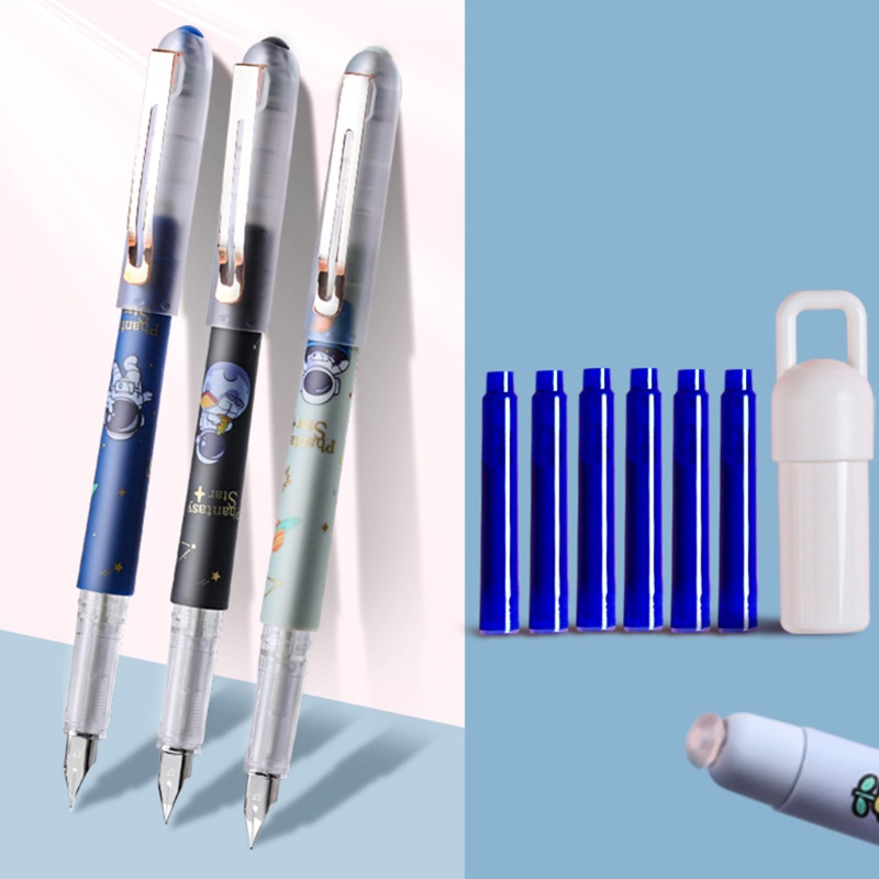 Seng Set 3 Bút Viết Thư Pháp 6x Thay Thế Chất Lượng Cao