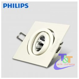 Đèn led chiếu điểm vuông Philips GD100 1x9w ,GD100 2x9w