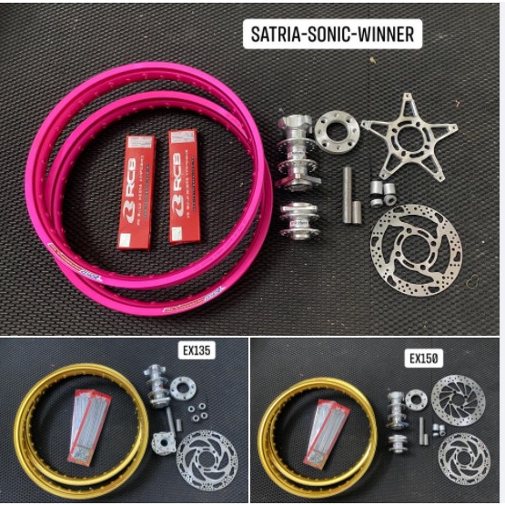 [VÀNH BÁNH DRAG] ĐÙM DRAG / CĂM / NIỀNG NHÔM DALE WINNER - SONIC - EXCITER- RAIDER SATRIA
