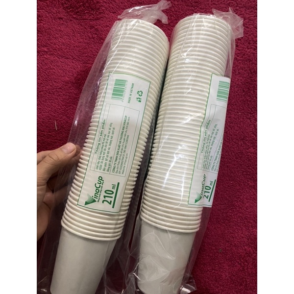 Sét 50 cốc dùng 1 lần 210ml an toàn sức khoẻ, tiện dụng, bảo vệ môi trường