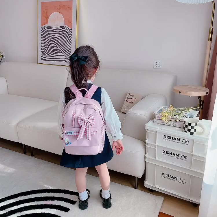 Balo Cho Bé Mẫu Giáo Mầm Non Ba Lô Thắt Nơ Đáng Yêu Giá Rẻ Cho Bé Trai Và Gái 11239