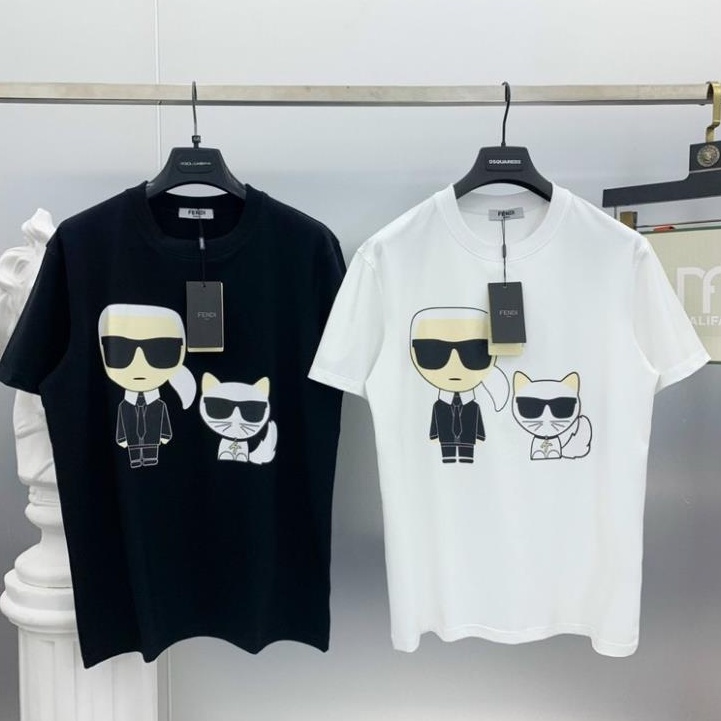 Áo thun Fendi Karl love Fendi mẫu mới hình cool chất cotton cực mát