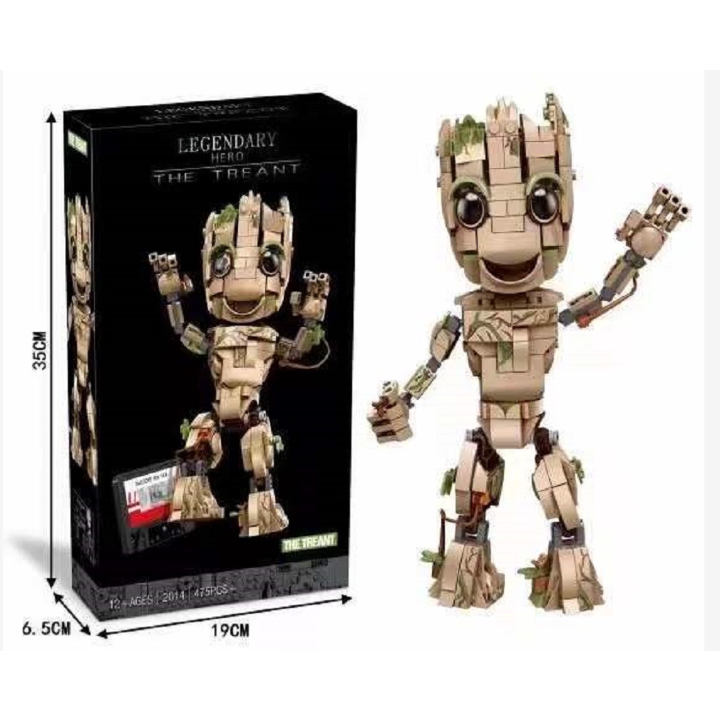 Đồ chơi lắp ráp mô hình marver super heroes guardians 2014 nhân vật Groot
