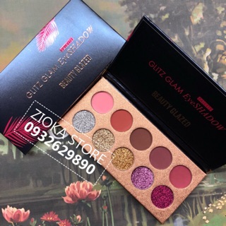 BẢNG PHẤN MẮT NHŨ LÌ KIM TUYẾN BEAUTY GLAZED GLITZ GLAM 10 Ô