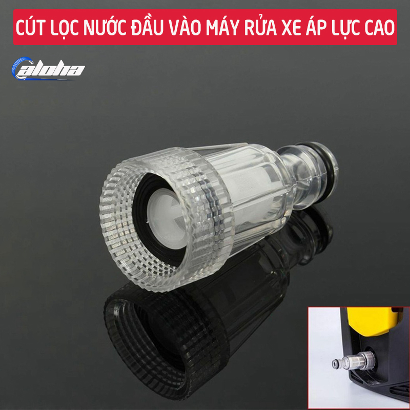 Cút lọc nước máy rửa xe cao áp, đầu vào máy rửa xe gia đình áp suất cao C0004-18