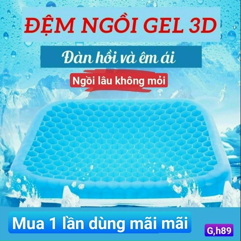 Đệm ngồi silicon cao cấp thoáng khí chống đau mỏi,nệm ngồi thông minh 3D thoáng khí chống trĩ