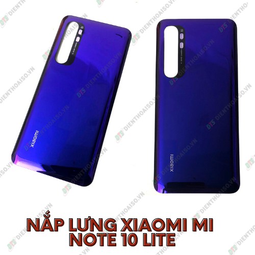 Nắp lưng dành cho xiaomi mi note 10 lite