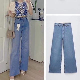 Quần ống rộng nữ h&m auth size 38