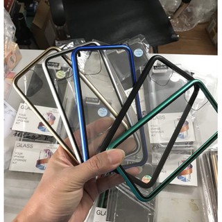 Ốp lưng kính Likgus cho iPhone 11/ 11 Pro/ 11 Pro Max viền nhôm hít nam châm