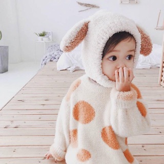 Mũ len cừu cho bé
