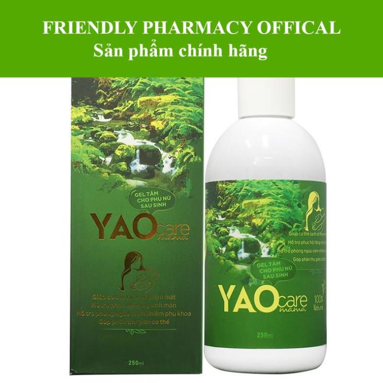 Gel tắm cho phụ nữ sau sinh Yaocare Mama – Hỗ trợ giúp cơ thể sản phụ sạch sẽ, kháng khuẩn, bảo vệ da 250ml