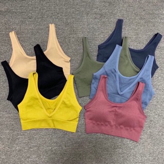 Bra chữ V khoét chất dệt