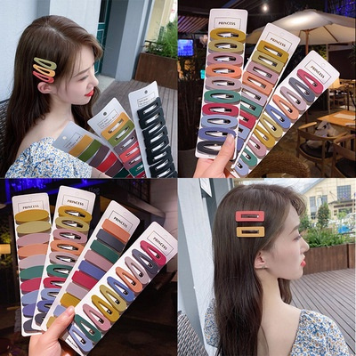 Set 10 kẹp giữ tóc mái bb acrylic phong cách INS Hàn Quốc