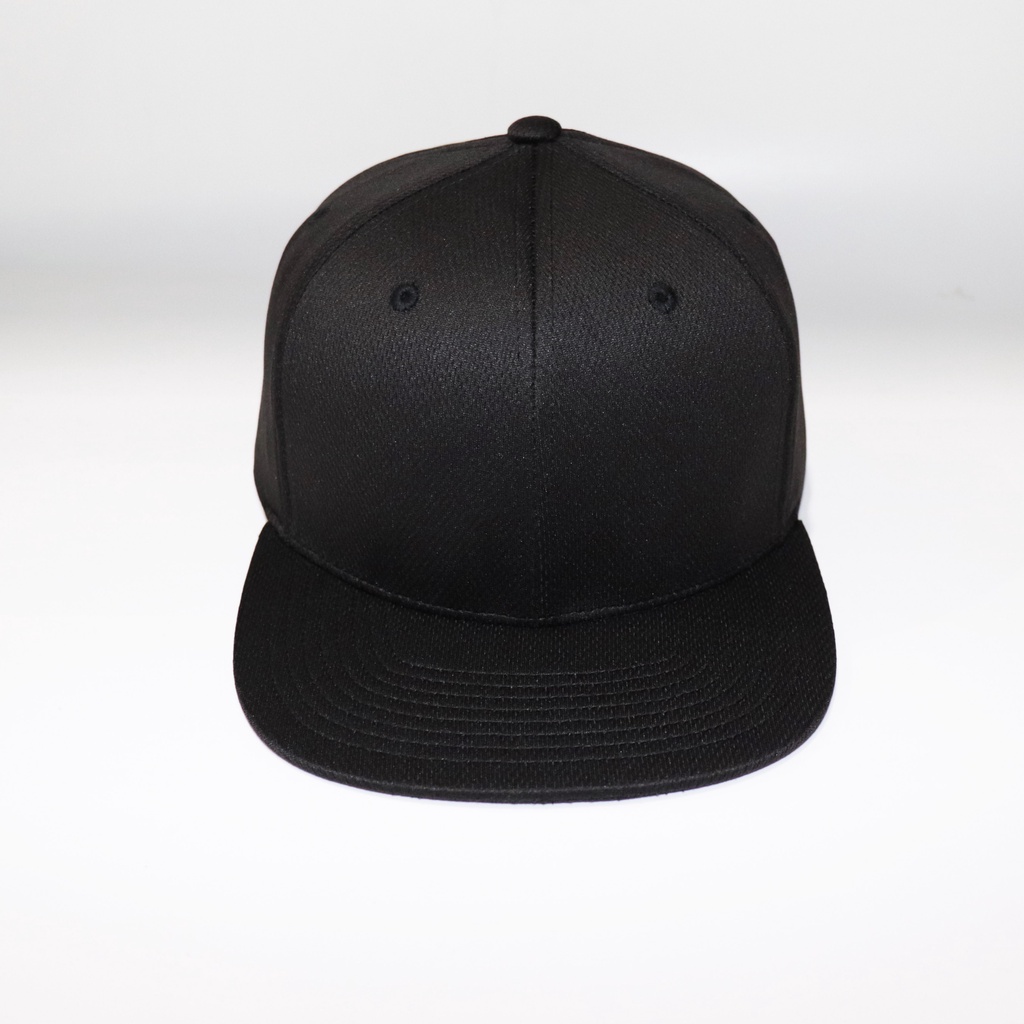Nón NHS Snapback Fullbox Đen Cao Câp Trơn001.
